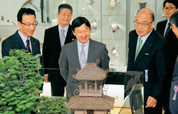 皇太子殿下御来県