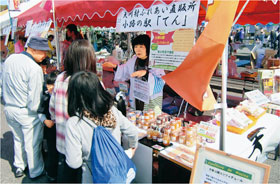 被災地域による物産展のようす(イメージ)