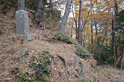 薄峠(すすきとうげ)先の丁石道標