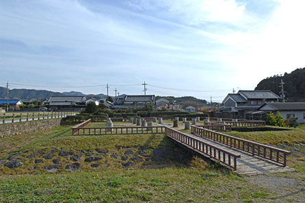 日本最古の水時計の跡