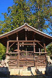 大原神社の拝殿