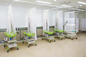 増床した新生児集中治療室・回復室