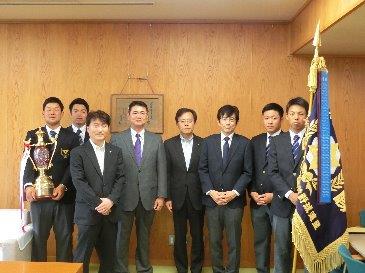 天理大学野球部が村井副知事に表敬訪問されました