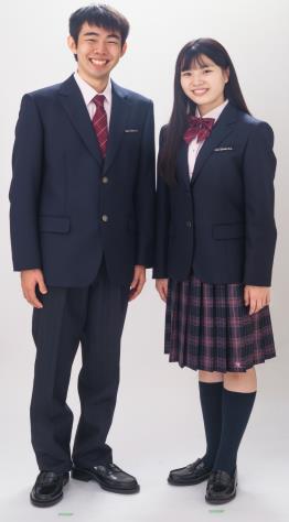 県立商業　冬服制服