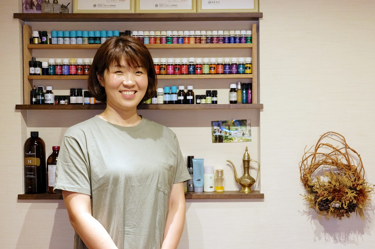 奈良の女性起業家取材 西田奈々さん（アロマテラピーサロン・スクール