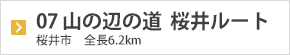 山の辺の道　桜井ルート