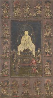 故速水春暁斎原画 四方春翠再画 「大和国多武峰談山神社之図」古