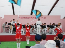奈良県警察音楽隊のステージ