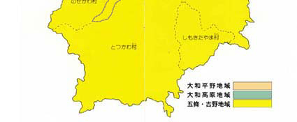 奈良県の地図3
