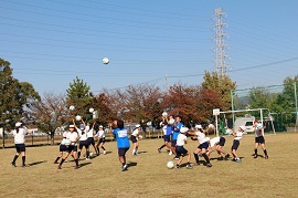 サッカー教室写真