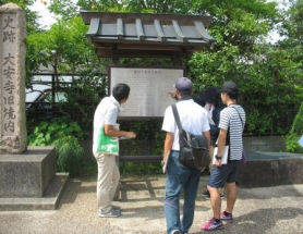 大安寺での現地研修