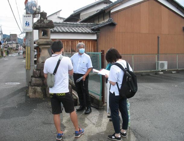 大安寺周辺のフィールドワーク