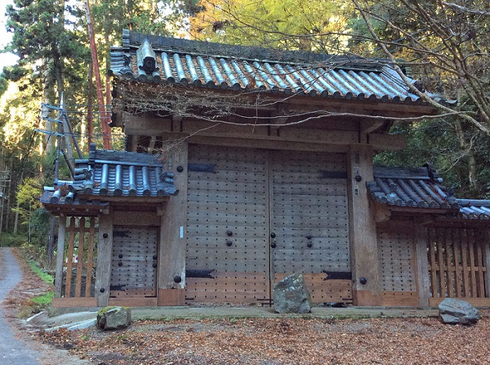 談山神社東大門　竣工正面全景写真