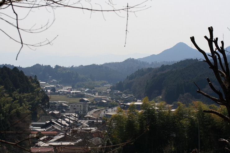 宇陀松山の町なみを望む森野旧薬園の画像1