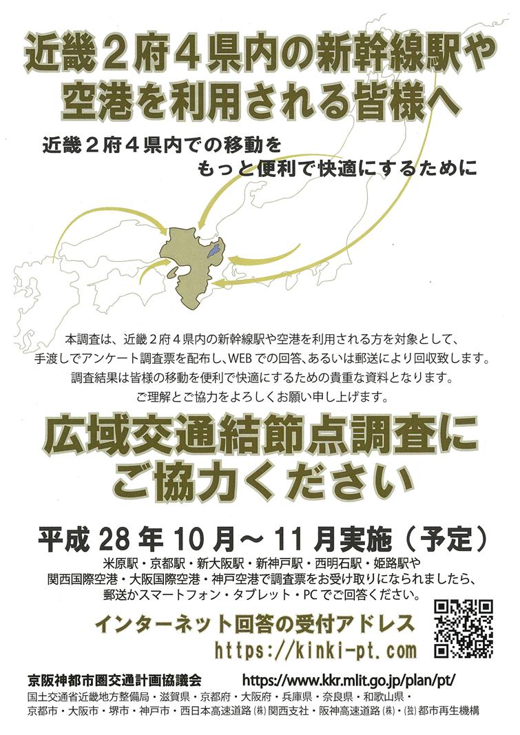 平成28年度広域交通結節点利用者調査