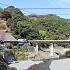 賀名生皇居跡付近の丹生川と五新鉄道跡の画像