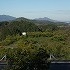 二上山を望む明日香の果樹園の画像