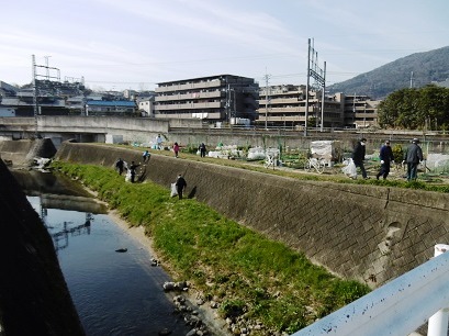 生駒市・竜田川