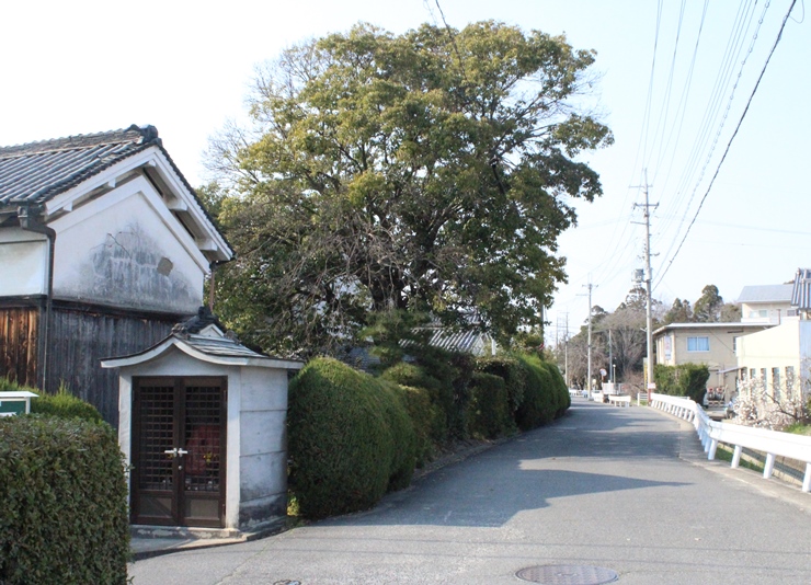 屏風杵築神社付近の太子道の画像