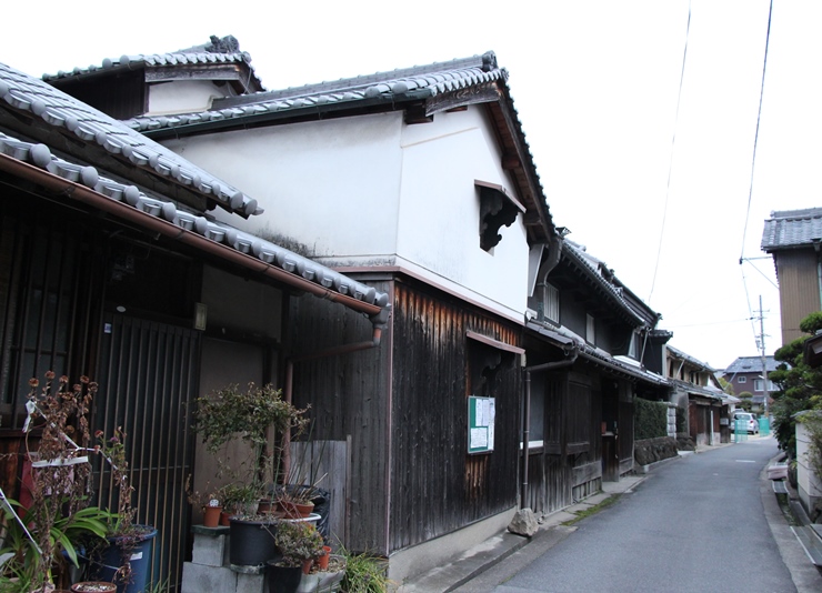 川合市場の古い町なみの画像