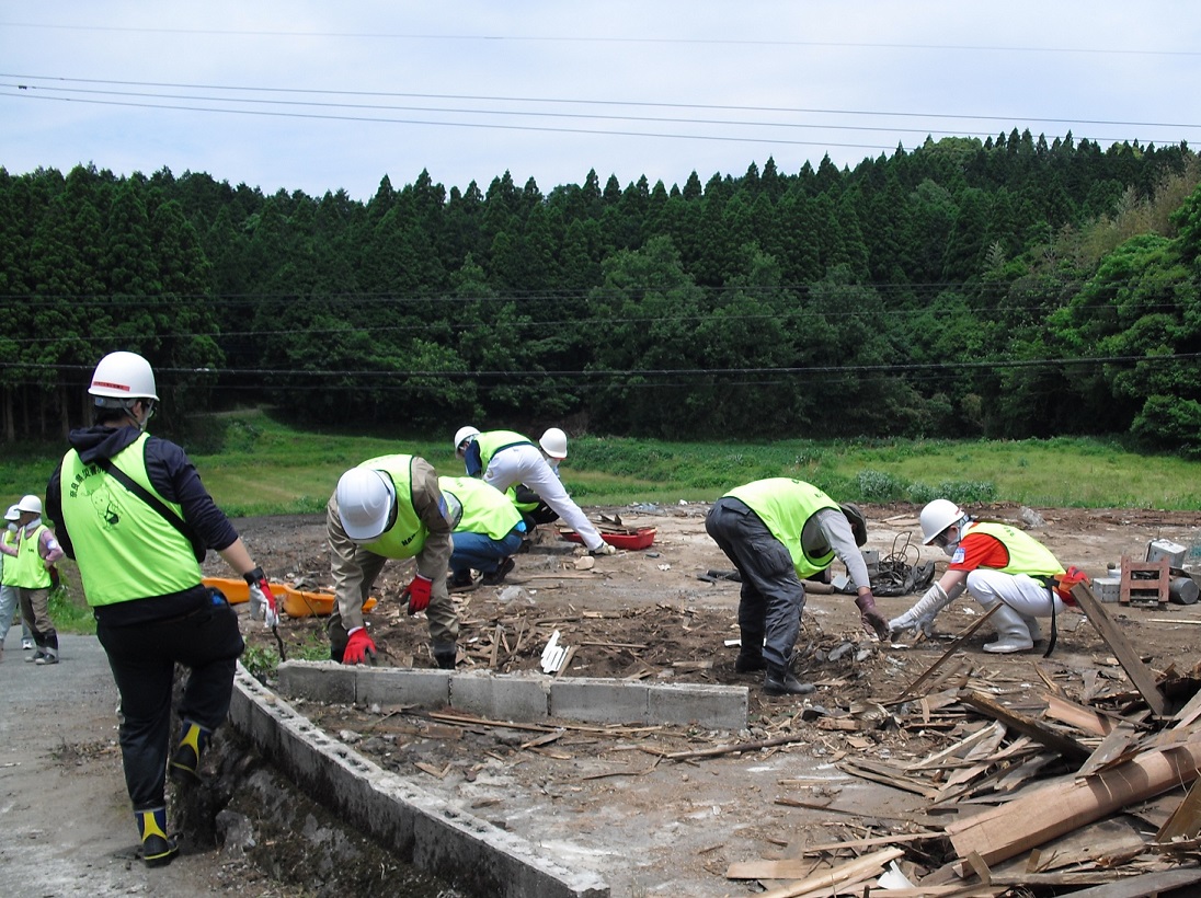 災害（さいがい）ボランティアの活動（かつどう）（熊本県（くまもとけん））