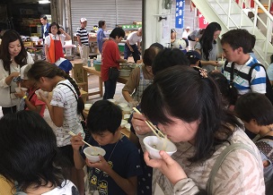 おいしいそうめんの試食