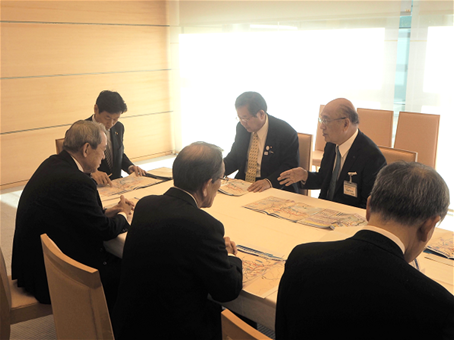平成30年1月16日総理官邸西村官房副長官との面談