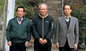 （左から）奥田さん、楠田さん、西浦さん