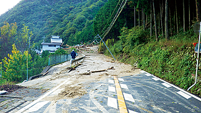 平成29年の台風21号による被害のようす