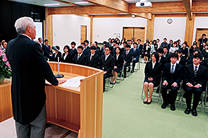 なら食と農の魅力創造国際大学校（NAFIC）入学式