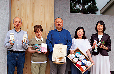 田上 晴美さん　中谷 純美さん　尾山 敬さん　尾山 恭子さん　溝口 勇二さん