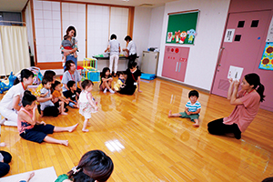 子育てイベントのようす