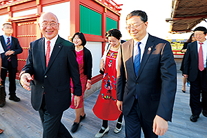 中華人民共和国・清華大学 邱勇学長が来県