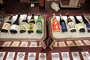 奈良の地酒を使った利き酒