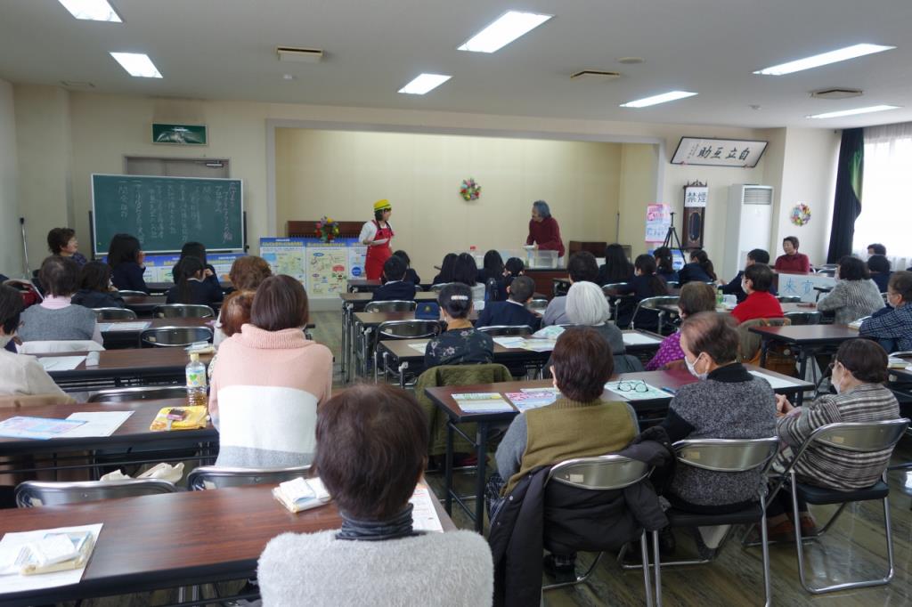 平群商工会館アクリルタワシ体験講座