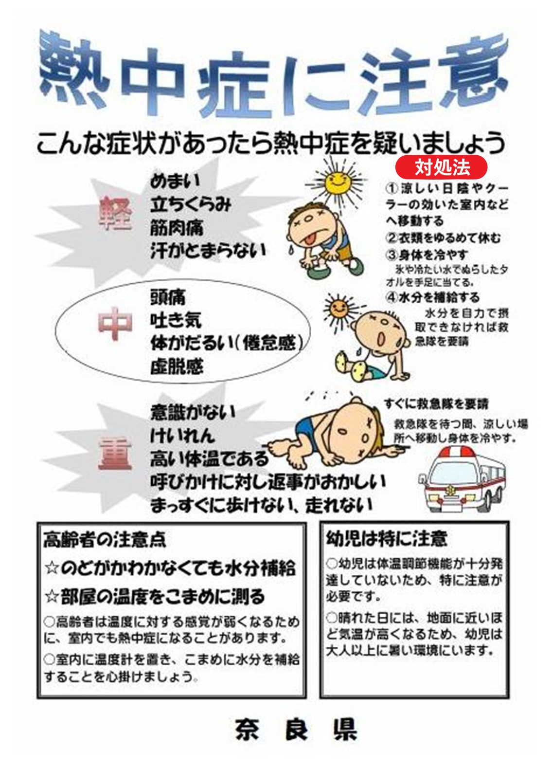 熱中症に注意（画像）