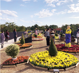 奈良公園バスターミナル屋上