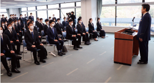 奈良県警察採用内定書交付式