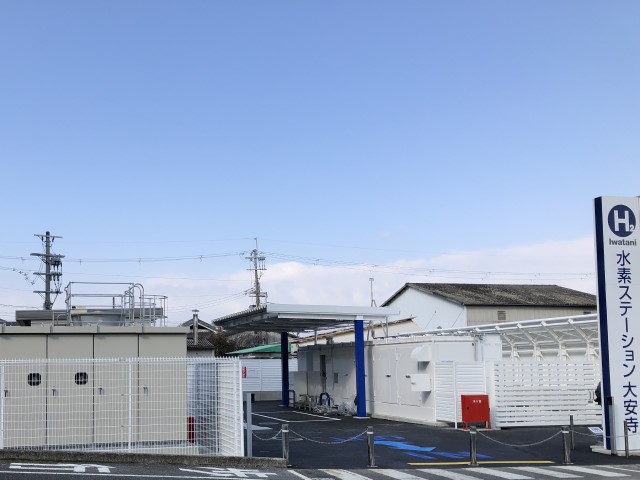イワタニ水素ステーション奈良大安寺全景写真