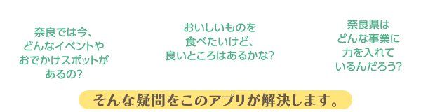 アプリが解決します