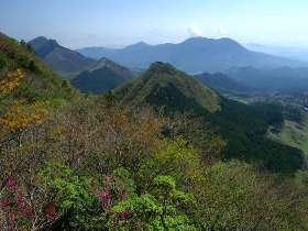 後古光山と青山高原