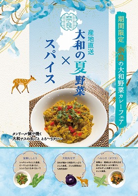 奈良の大和野菜カレーフェアーフライヤー