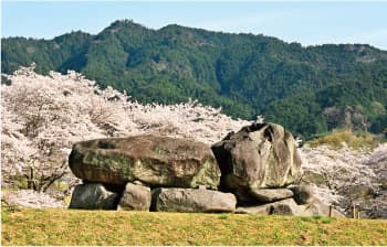 石舞台古墳(西から撮影)