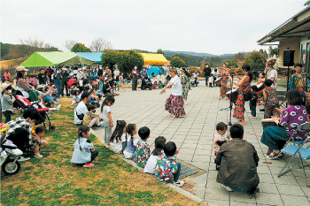 若草山焼き行事を開催1