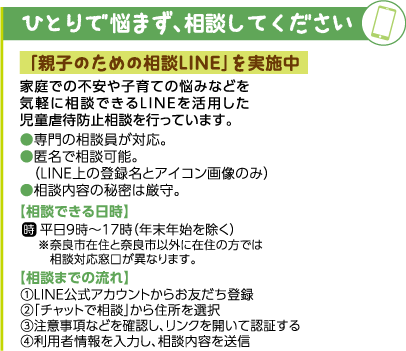 親子のための相談LINE