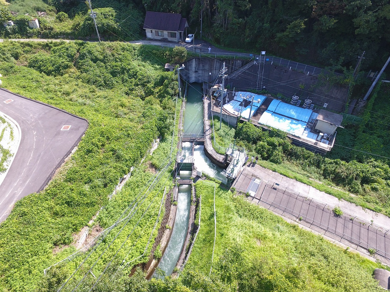 吉野川分水　東西分水工