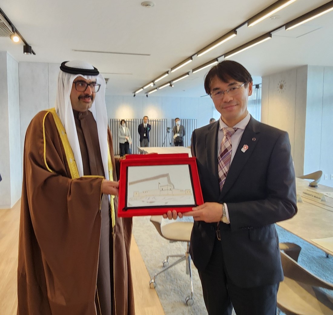 表敬訪問の様子