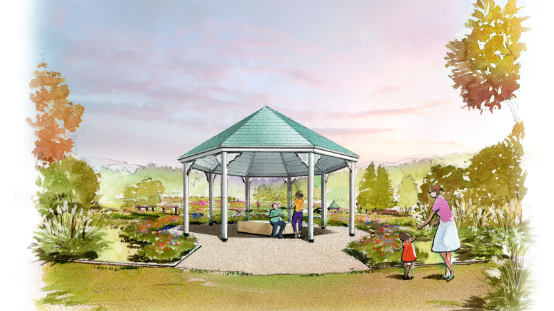 公園のイラスト図