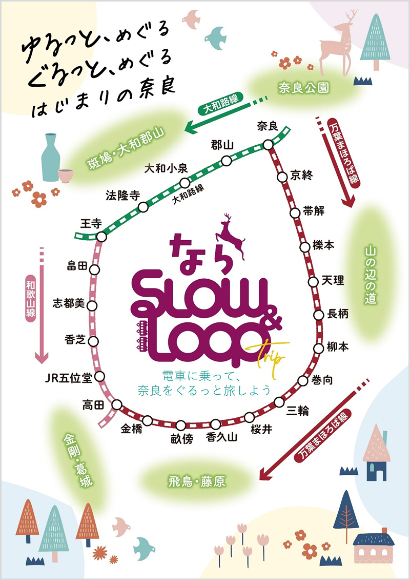 ならSLOW&LOOPのチラシ