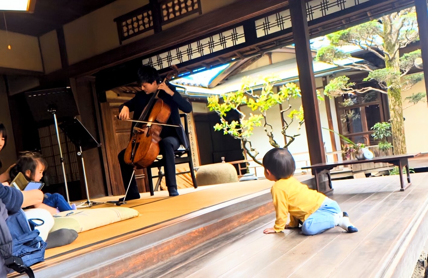 街角での演奏